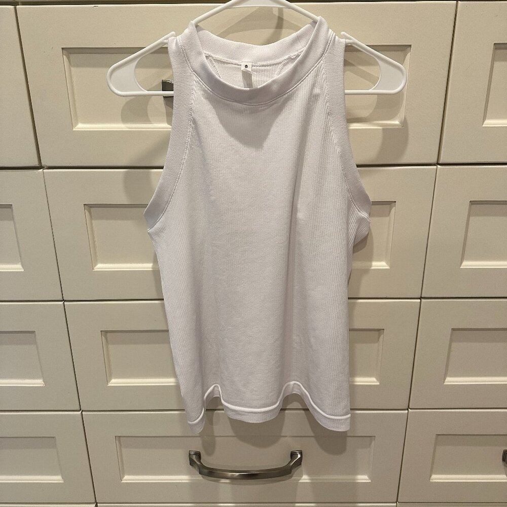 Athleta Renew Seamless Racerback Tank, 530130, White, Size 1X